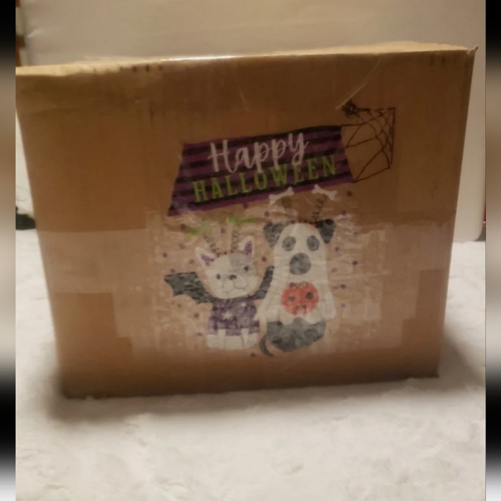 NEW Halloween Minky Throw Blanket with Mystery Gifts